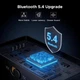 Беспроводной Bluetooth-адаптер Ugreen Aux 3.5mm to Bluetooth 5.4 для громкой связи Black (BT303) - изображение 2