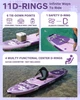 Надувна SUP дошка для плавання 335 см FLYSKI Forge Purple - изображение 2
