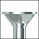 Шуруп ASSY Würth 3x40 мм потайная головка с фрезерными ребрами оцинкованный Wurth 019013040 - изображение 4