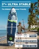 Надувна SUP дошка для плавання 335 см FLYPARK Ice Fog Gray - изображение 4