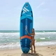 Надувна SUP дошка для плавання 335 см FLYPARK ICE FOG GREEN - изображение 6