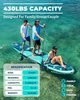 Надувна SUP дошка для плавання 335 см FLYPARK Ice Fog Emerald - изображение 3
