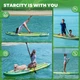 Надувна SUP дошка для плавання 350 см STARCITY зелена - изображение 7