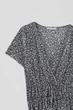 Топ Pull & Bear чорний-білий в візерунки KRBWV154 L - изображение 7