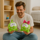 М'які іграшки "Ам Ням та Ам Няша" Star Toys набір іграшкових монстриків 20 см герої гри Cut the Rope 00278-55 - зображення 7
