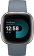 Смарт-часы Fitbit Versa 4 Waterfall Blue/Platinum: GPS, 40+ режимов тренировок, мониторинг стресса и сна, NFC - изображение 3