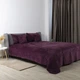 Покривало ТЕП "VELOUR" Бордо/Ромб круглий, 150x210 - изображение 4