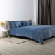 Покривало ТЕП "VELOUR" Cиній/Ромб круглий, 180x240 - изображение 4