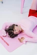 Килимок для йоги та фітнесу Healthy Wealthy Pink 183*68*0.6 см - изображение 6