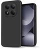 Силиконовый чехол HardCorner Xiaomi Redmi Note 15 Pro 4G (с микрофиброй) Black (44766-2B) - изображение 1