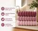 Набір турецьких махрових рушників Cestepe MicroCotton Premium 3 штуки 50x90 Ezgi 5 щільність 600 г/м2 - зображення 2