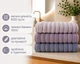 Набір турецьких махрових рушників Cestepe MicroCotton Premium 3 штуки 50x90 Ezgi 2 щільність 600 г/м2 - зображення 2