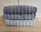 Набір турецьких махрових рушників Cestepe MicroCotton Premium 3 штуки 70x140 Ezgi 9 щільність 600 г/м2 - зображення 3