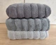 Набір турецьких махрових рушників Cestepe MicroCotton Premium 3 штуки 50x90 Ezgi 9 щільність 600 г/м2 - зображення 3