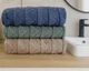 Набір турецьких махрових рушників Cestepe MicroCotton Premium 3 штуки 50x90 Ucgen 1 щільність 600 г/м2 - зображення 3