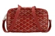 Сумка через плече Goyard у червоному кольорі. - зображення 4