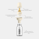 Детская бутылочка BIBS Baby Bottle Round Latex 150 мл Slow Flow (медленный поток) Blush - изображение 3