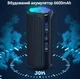 Портативная водонепроницаемая Bluetooth-колонка Ortizan X8 Pro с защитой от воды IPX7, 40 Вт, LED-подсветка. Беспроводная акустика, черная - изображение 3