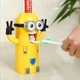 Детский диспенсер для зубной пасты Миньон Brush Holder, Автоматический дозатор с держателем для щеток для детей - изображение 7