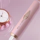 Мини-выпрямитель для волос с аккумулятором и USB зарядкой, розовый, 3 уровня температуры - изображение 7