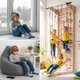 Спортивный уголок SportBaby Lux 4-220 с горкой-скалодромом (SB-4221) - изображение 4