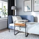 Стіл, імітація антрациту/темно-жовтої берези, 53x50 см IKEA OLSERÖD 205.253.56 - зображення 6