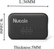 Bluetooth-трекер для пошуку ключів Nutale Mini Key Finder Coffee, смарт-мітка для ключів, гаманця та речей - зображення 2