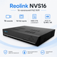 Видеорегистратор Reolink NVS16 4 ТБ 16 каналов H.265/H.264 PoE 4K Black (RLN16-410) - изображение 2