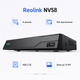 Видеорегистратор Reolink NVS8 2 ТБ 8 каналов PoE H.265/H.264 PoE 4K Black (RLN8-410) - изображение 2