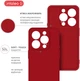 Чохол для смартфона Apple iPhone 16 Pro Intaleo SoftShell Red (1283126609299) - зображення 5