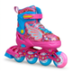 Детские раздвижные ролики с шлемом и защитой SP-Sport Butterfly 916 размер 35-38 Pink - изображение 4