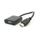 Переходник HDMI M to VGA F 0.1m 4K/2K black Voltronic - изображение 3