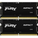 Модуль пам'яті для ноутбука SoDIMM DDR5 32GB (2x16GB) 5600 MHz Impact Black Kingston Fury (ex.HyperX) (KF556S40IBK2-32) - изображение 1