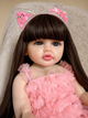 Реалистичная кукла Реборн 55 см полностью виниловая Doll Reborn Baby К0100212 - изображение 2