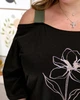 Жіночий костюм з принтом (футболка+брюки) Uaclothes 50-52 Чорний (like38519-189531358) - изображение 4