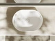 Умивальник HANSGROHE XUNIVA 60166450, білий/глянсовий, накладний, 55 см - изображение 2