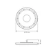 Промышленный LED светильник 100W High Bay VIDEX подвесной с круглым корпусом 12000Lm 5000K черный IP65 VL-HBe03-1005B - изображение 8