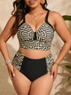 Купальник Plus Size с корректирующими плавками (TU9-7) Размер 4XL - изображение 5