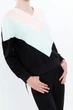 Комплект: джемпер і брюки Effetto 48(XL) персиковий / м'ята / чорний (69760) - зображення 5