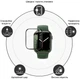 Захисне скло Drobak Black Frame A+ для Apple Watch Series 11/10 42mm Black (dr_151583) - зображення 4