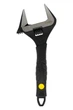 Ключ разводной MASTERTOOL 250 мм 0 – 50 мм тонкие губки CrV рукоятка с TPR накладкой 76-0323 - изображение 2