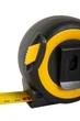 Рулетка MASTERTOOL 5 м 19 мм с магнитами автоматический фиксатор покрытие TPR храповой механизм 61-0519 - изображение 2
