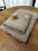Набор махровых полотенец коттон L&M Home Textiles 2 шт (70х140, 50х90) беж - изображение 2