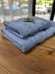 Набор махровых полотенец коттон L&M Home Textiles 2 шт (70х140, 50х90) светло-синий - изображение 2