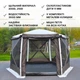 Шатер туристический автоматический кемпинговый (360×300×215 см) Коричневый - изображение 4