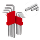 Набор ключей torx "звёздочка" INTERTOOL 9шт, длинные, Т10-Т50, CrV (41700) - изображение 2
