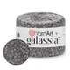 YarnArt Galassia, Серебро №5807 - пряжа с микропайетками, 25 г / 112 м, декоративная блестящая нить для одежды и аксессуаров - изображение 1