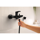 Змішувач для ванни HANSGROHE REBRIS S 72440670, чорний/матовий, настінний - изображение 6