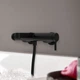 Змішувач для ванни HANSGROHE FINORIS 76420670, чорний/матовий, настінний - изображение 4