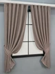 Комплект коротких штор VR-Textil Микровелюр Petek № 1825ш Какао 140х170 см 2 шт (35-0449) - изображение 2